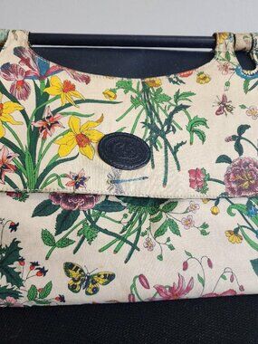 Authentic Vintage Gucci Flora Handbag